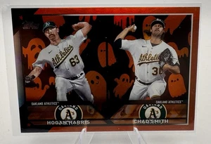 2023 Topps Update HOGAN HARRIS/CHAD SMITH Halloween Jack O'Lantern #US49 Rookie - Bild 1 von 2