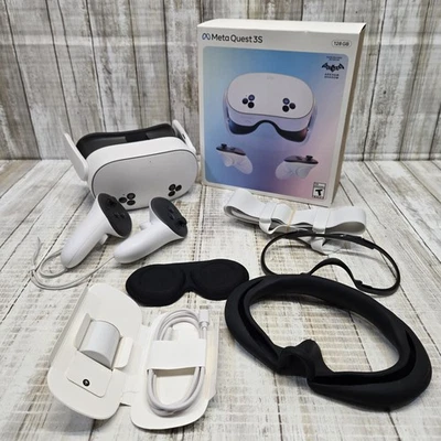 Meta Quest 3S 128GB Advanced All-in-One Virtual Reality Gaming Headset - Image 1 of 4