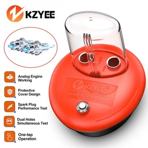 KS30 12V Car Spark Plug Tester Ignition System Tester Double Hole Analyze Tester - Foto 1 di 14