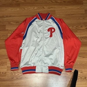 Stitches MLB Philadelphia Phillies Zip Up Jacket Mens XL - Picture 1 of 5