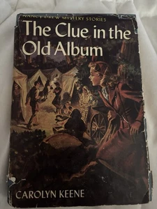 Vintage Nancy Drew The Clue In The Old Album Carolyn Keene 1947 Mystery Hardcove - Bild 1 von 7