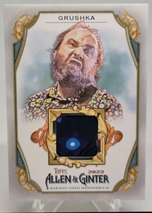 2022 Topps Allen & Ginter Ian Grushka Full-Size Relics B Design #AGRB-IG MEM - Bild 1 von 2