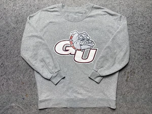 Gonzaga Bulldogs GU Sweatshirt Crewneck Mens Gray NCAA Basketball Lululemon - Picture 1 of 10