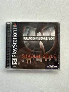 Wu-Tang: Shaolin Style (Sony PlayStation 1, 1999) CIB TESTED Black Label - Picture 1 of 5