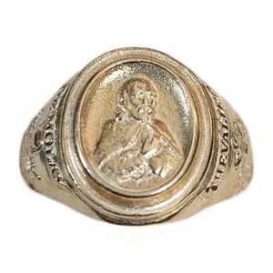 Vtg 10K Gold DeMolay Chevalier Masonic Ring Size 9 W/ Case 7.2g Jacquez DeMolay - Picture 1 of 16