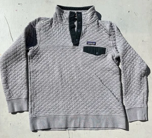 Herren Patagonia Pullover grau Pulli M Knopf Atem Base Wandern Gorpcore Climb - Bild 1 von 11