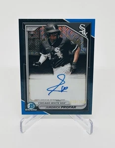 JURDRICK PROFAR 2024 Bowman cromo #BMA-JPR Mojo refractor azul automático/150 - Imagen 1 de 2