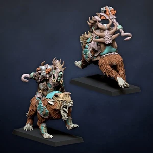 Vassal Conjurer on Wolf - DragonsLake Miniaturas - Picture 1 of 3