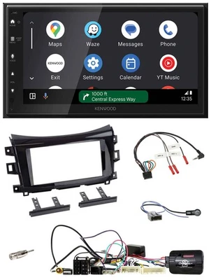 Kenwood DAB Bluetooth USB Lenkrad 2DIN Autoradio für Nissan Navarra D231 2016-20 - Bild 1 von 4