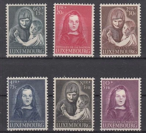 26328/ LUXEMBOURG – MI # 468 / 473 COMPLETE MINT MH – CV 140 $ - Picture 1 of 2