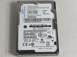 Lot of 2 Hitachi IBM HUC156060CSS200 600 GB SAS 3 2.5 in Enterprise Drive - Picture 1 of 6