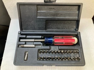 Slightly Used CRAFTSMAN 9-41291 29 pc Magnetic Tip Driver In Hard Poly Case - Picture 1 of 4