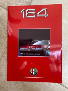 Alfa Romeo 164 Brochure covering T.Spark, 3.0V6 and Cloverleaf Models (1991) - Picture 1 of 2