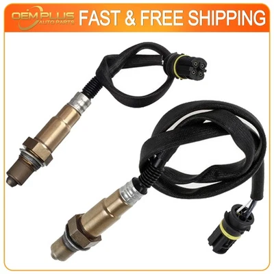 2Pcs Upstream+Downstream O2 Oxygen Sensor For 2001-2005 Mercedes-Benz C240 C320 - Image 1 of 4