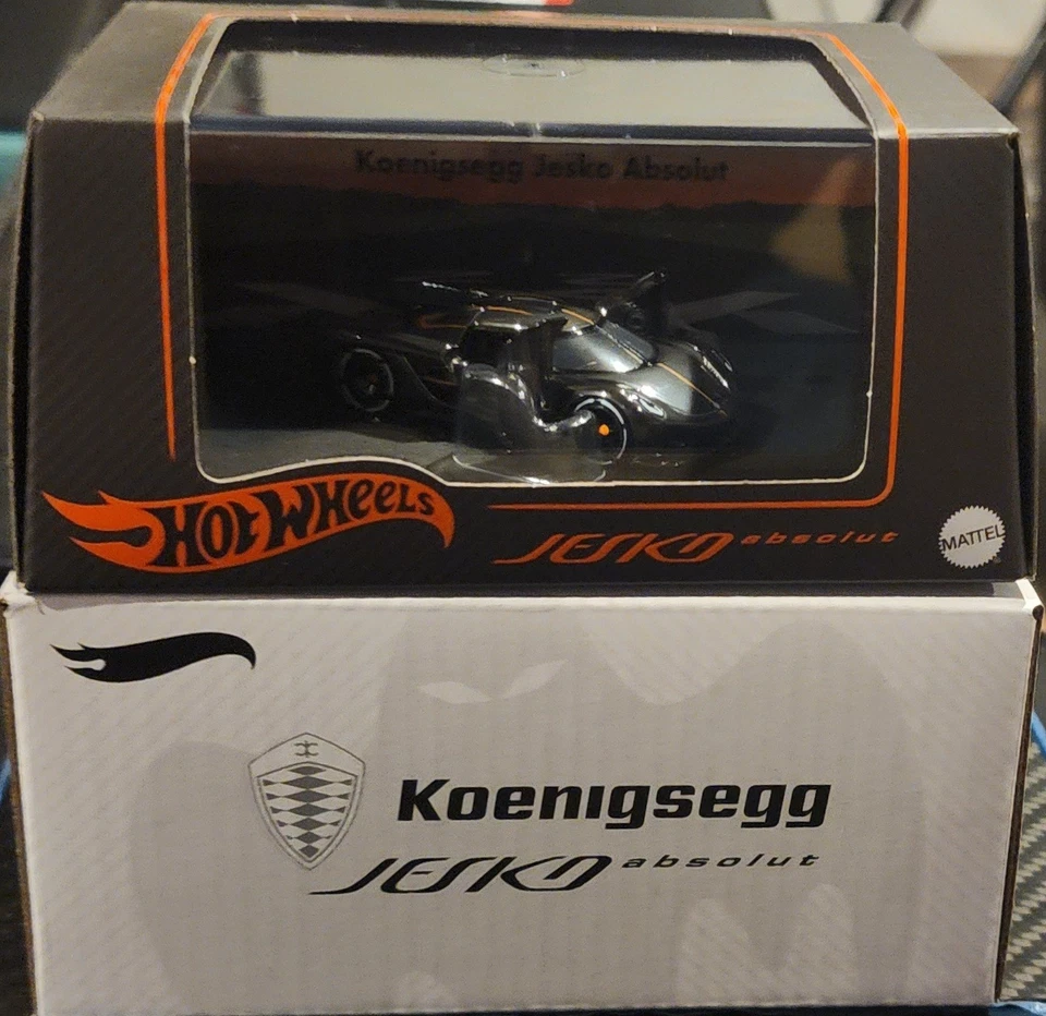 Hot Wheels RLC 2025 Koenigsegg Jesko Absolut JCP27 sellado en negro sin abrir Foto 1 de 1
