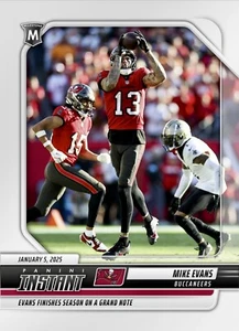 Mike Evans 2024 Panini Instant #253 /187 11th 1k Yard SeasonsRecord Bucs - Picture 1 of 3