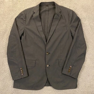 J.CREW Ludlow Blazer Mens Medium Sportcoat Jacket Micro Stripe Gray - Image 1 of 4