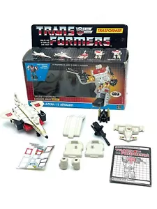 1985 Transformers G1 Aerialbot SILVERBOLT A5 RADIANT TAKARA HASBRO GIG BOX#ND - Imagen 1 de 12