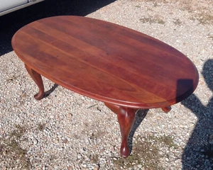 Oval Cherry Coffee Table (CT-398) - Picture 1 of 7
