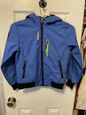 Reebok Boys Blue Hoodie Jacket Size 7 - Image 1 of 4