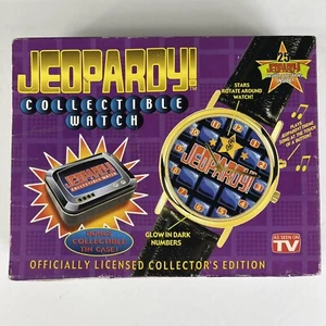 Jeopardy Game Show Collectible Watch includes All Pieces UnUsed Minor Box Damage - Bild 1 von 7
