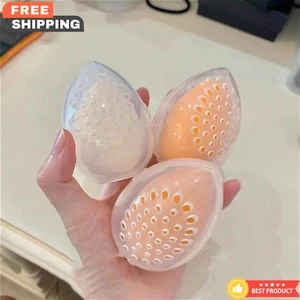 3PCS Travel Makeup Sponge Holder Case Set – Portable, Breathable, with Lid - Picture 1 of 9