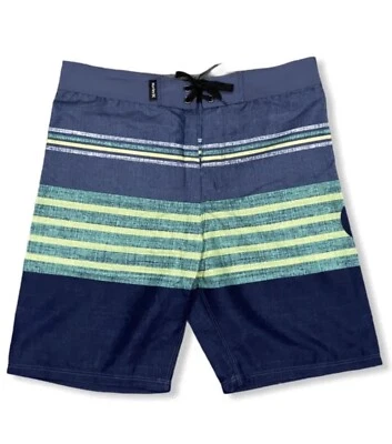 Hurley Board Shorts Youth 18 Striped Swimming Swim Bathing Suit Beach Boys - Image 1 of 4