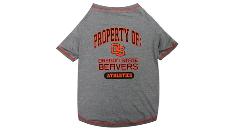 OREGON STATE BEAVERS PET T-SHIRT GRAY HEATHER MEDIUM M PETS FIRST NEW NWOT Cover