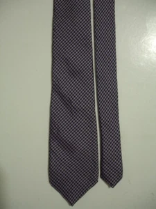 BEN SHERMAN Herren Designer Mode Krawatte schmal kariert Karos Streifen Retro  - Bild 1 von 4