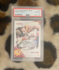 (PSA 10) 2010 Score Signatures #298 LaRon Landry autógrafo - Imagen 1 de 2