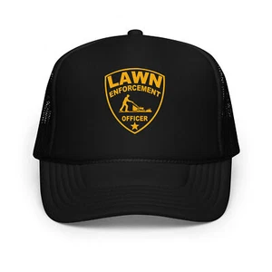 Oficial de aplicación del césped - Divertido papá novio elegante regalo espuma camionero sombrero - Imagen 1 de 4