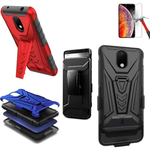 Funda de teléfono para AT&T Calypso 2/Funda debut de cricket soporte incorporado - Imagen 1 de 9