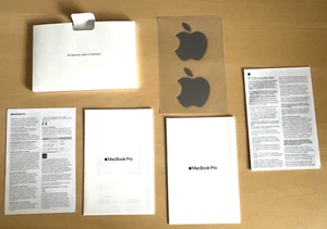 Carnet Guide de démarrage rapide MacBook Pro Sticker Gris Métallique Apple 2020 - Photo 1/21