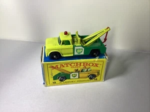 1960’s Lesney Matchbox No.13 BP Dodge Tow Truck In Original Box England - Picture 1 of 9