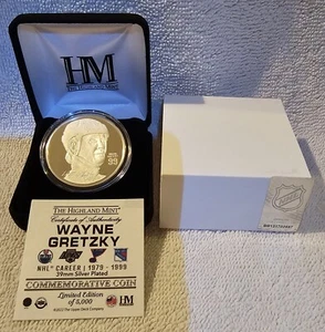 Hockey Wayne Gretzky #166, Oilers, Kings, Blues, Rangers, Sport-Erinnerungsstücke - Bild 1 von 5