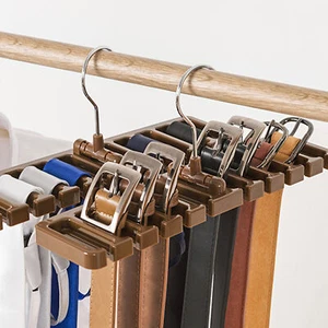 Belt Hanger For Closet | Belt Holder Tie Rack Belt Hooks Organizers And Storage - Picture 1 of 15
