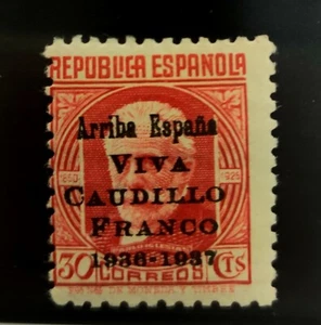 SANTANDER. EDIFIL 10 A *. 30 CTS ROSA VALOR COMPLEMENTARIO. RARO. - Picture 1 of 3