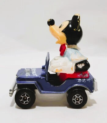 1979 Walt Disney Mickey Mouse Matchbox Car Mickey's Mail Jeep - Image 1 of 4