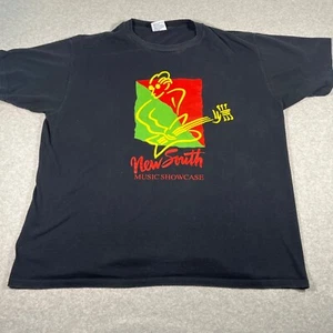Camisa de Música Vintage Adulto Extra Grande Negra Puntada Única Nueva Escaparate Sur Años 90 - Imagen 1 de 12