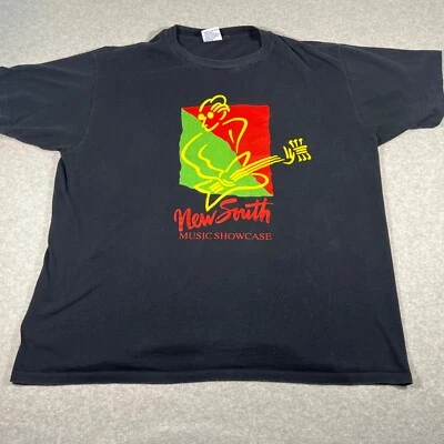 Vintage Music Shirt Adult Extra Large Black Single Stitch New South Showcase 90s - Image 1 of 4