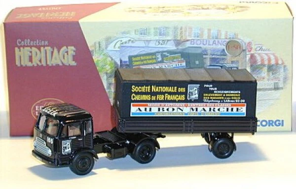 Simca Cargo with Trailer S.N.C.F. (1:50) - Image 1 of 1