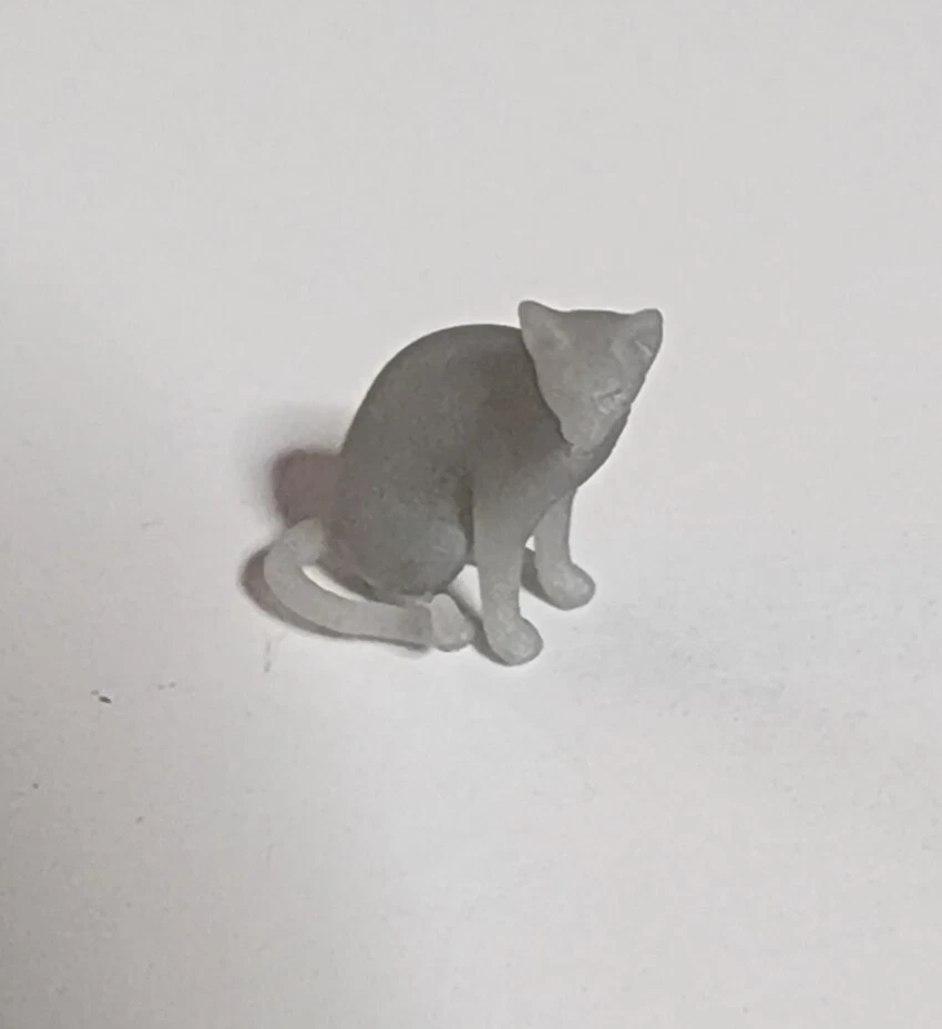 1/64 3D Printed Sitting Cat - Image 1 of 1