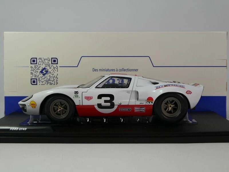 Ford GT40 Mki #3 Costume Design Solido S1803010 1 18 Marchal Eric Dean 2015