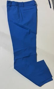 Diane Von Furstenberg Cerulean Blue Tailored Pants ~ Womens Size 8 - Picture 1 of 10