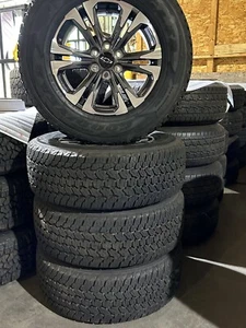 17" Chevrolet Colorado GMC Canyon Black Wheels Rims Tires Factory OEM Set 14027 - Picture 1 of 7