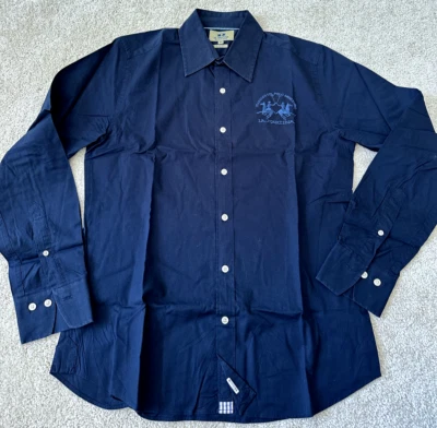 La Martina Navy Blue Shirt M Slim - Image 1 of 4