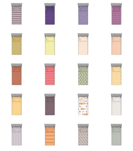 Ambesonne Geometric Modern Fitted Sheet Pillow Sham Set Bedding Decor in 4 Sizes - Picture 1 of 244