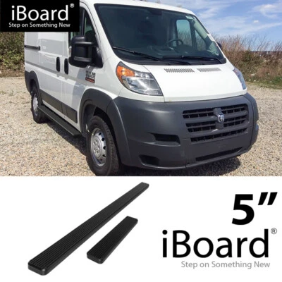 APS Running Board Step 5in Black Fit Ram ProMaster 118in Wheelbase 14-25 - Image 1 of 4