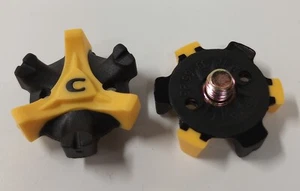 Lot of 40 CHAMP Scorpion Stinger Golf Shoe Spikes Cleats - Small Metal Thread - Picture 1 of 4