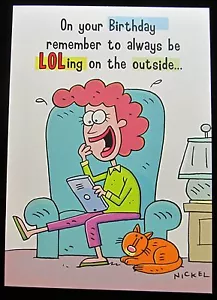 Oatmeal Studios Greeting Card Birthday Humor Funny Multi Color R363 - Picture 1 of 2